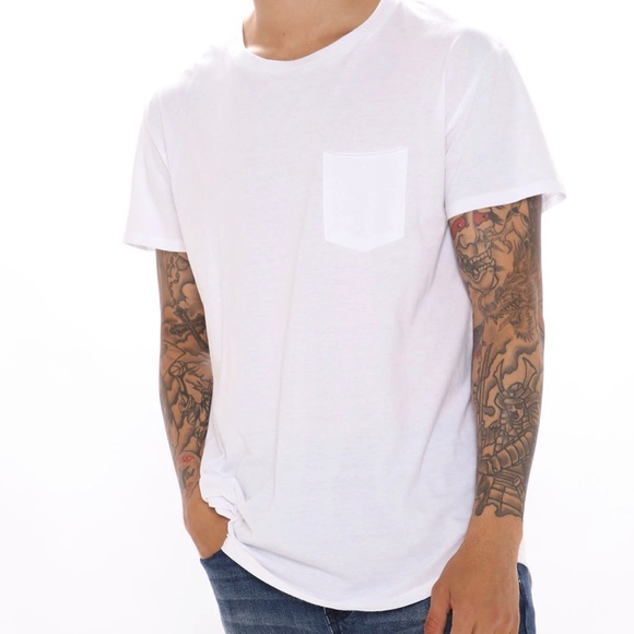 FASHION NOVA MEN WHITE TEE - Picture 4 of 7